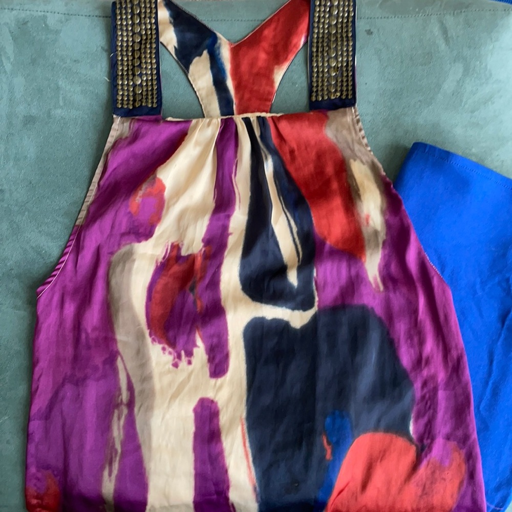 Ana cross back tank top